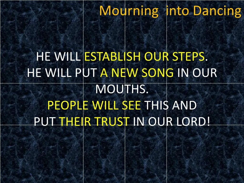 mourning into dancing 14