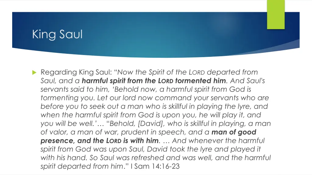 king saul