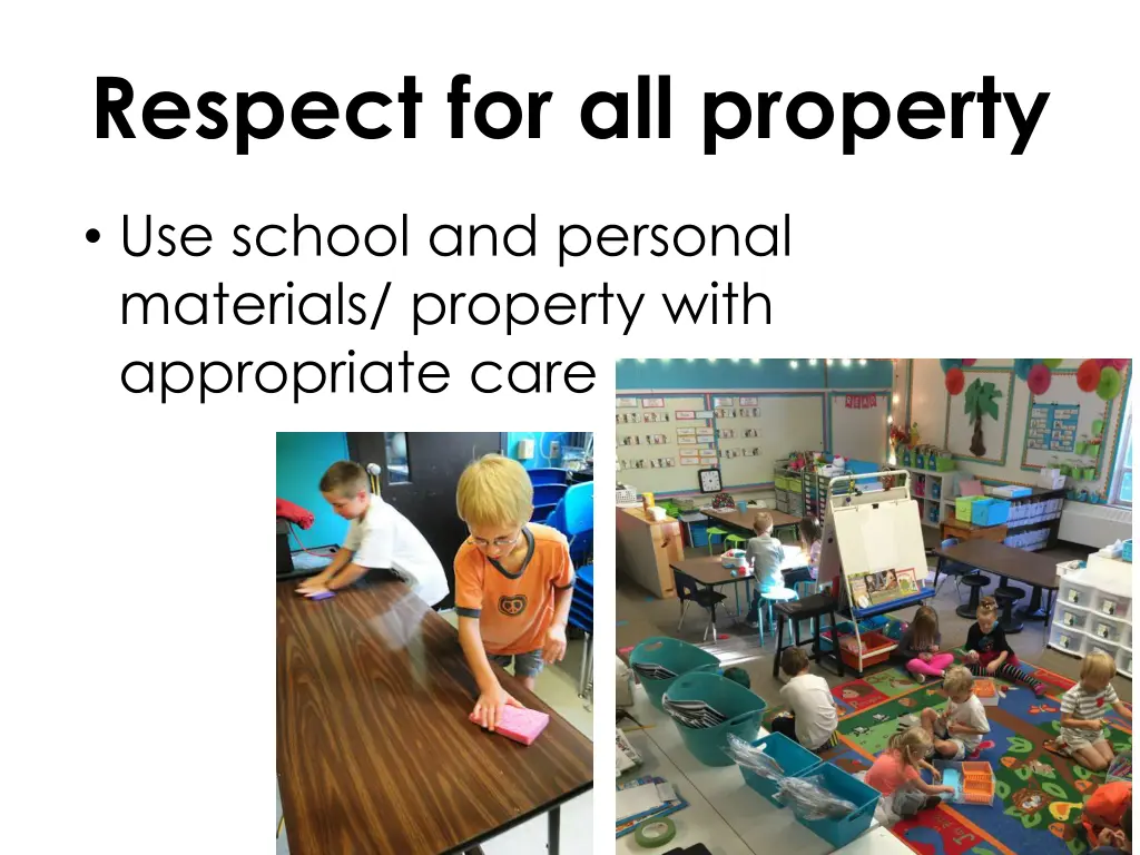 respect for all property