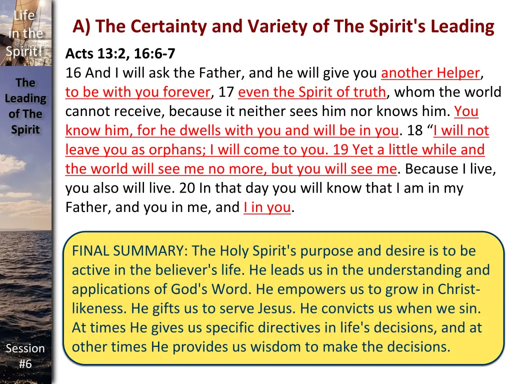 life in the spirit 18