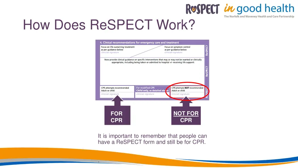 how does respect work 1