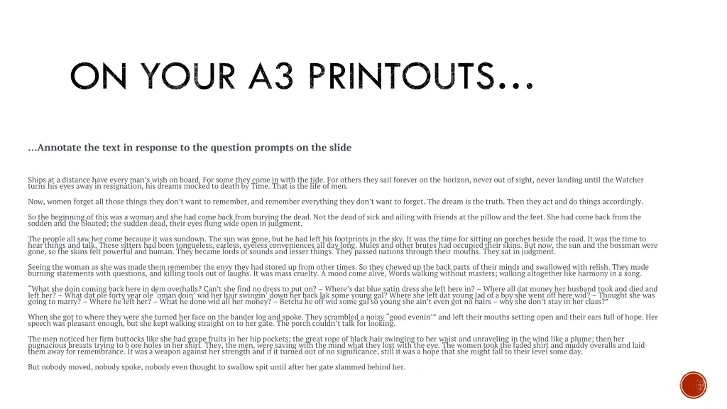 on your a3 printouts