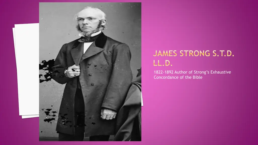 james strong s t d ll d 1822 1892 author