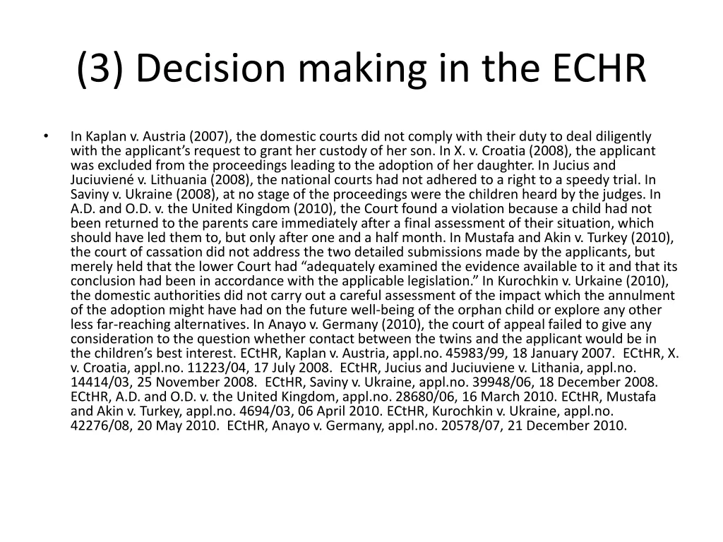 3 decision making in the echr 14