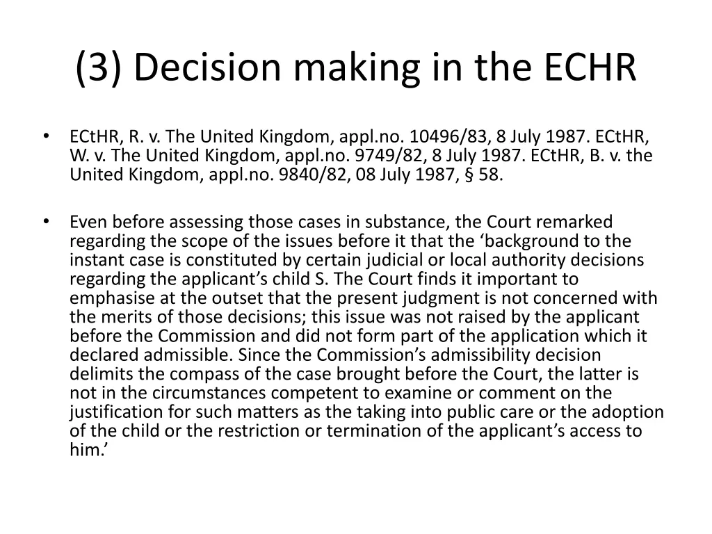 3 decision making in the echr 6