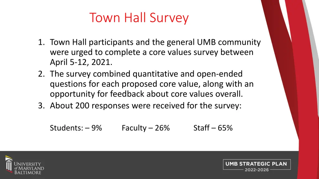 town hall survey