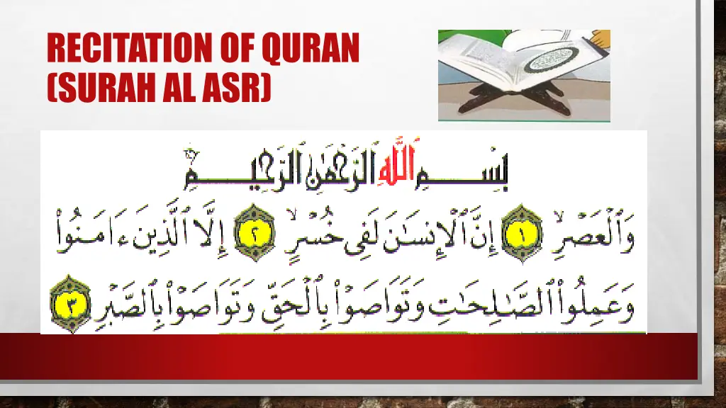 recitation of quran surah al asr