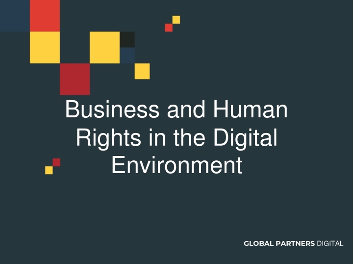 business and human rights in the digital