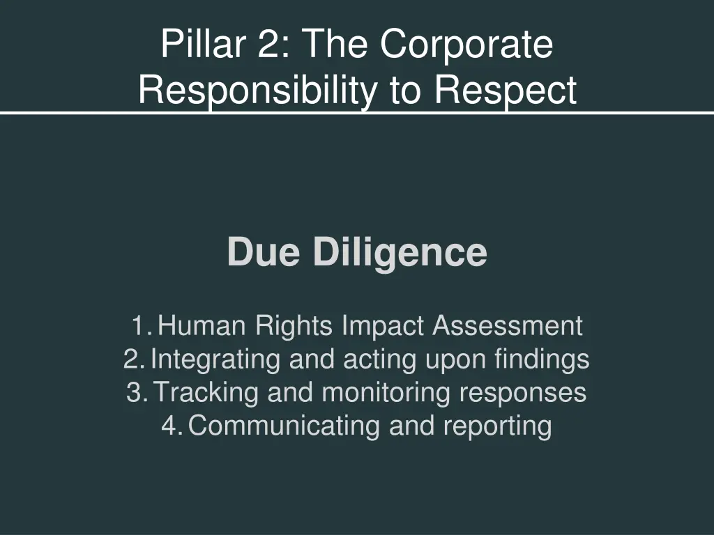 pillar 2 the corporate responsibility to respect 2