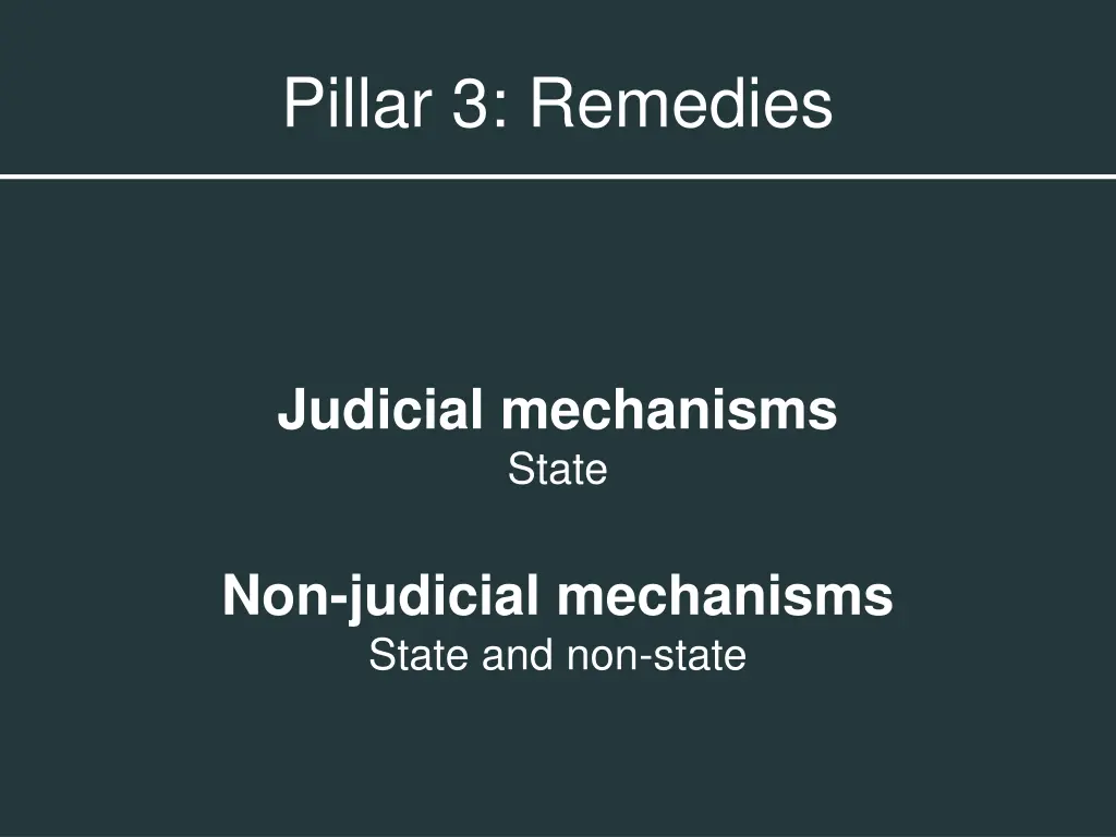 pillar 3 remedies