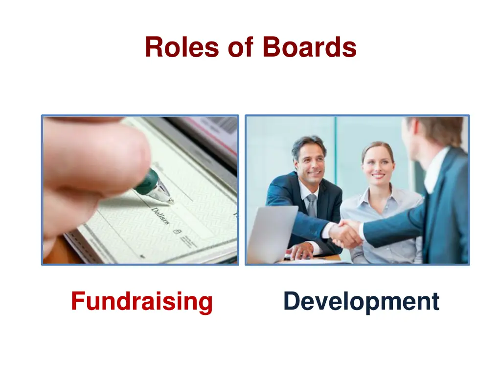 roles of boards