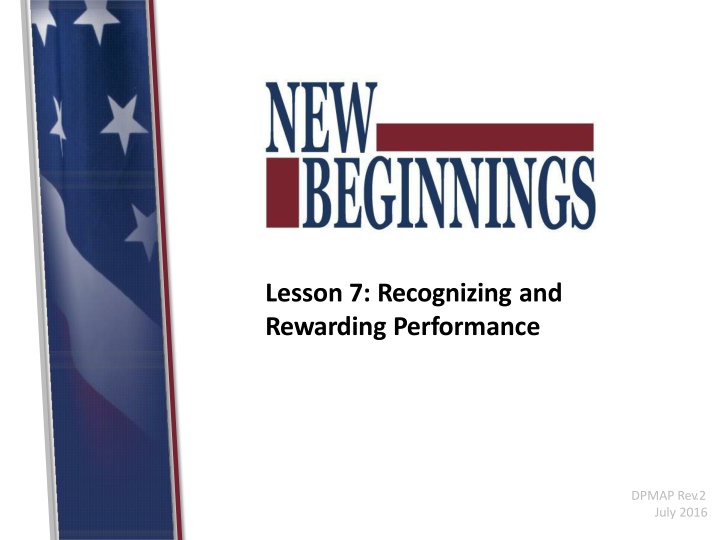 lesson 7 recognizing and rewarding performance