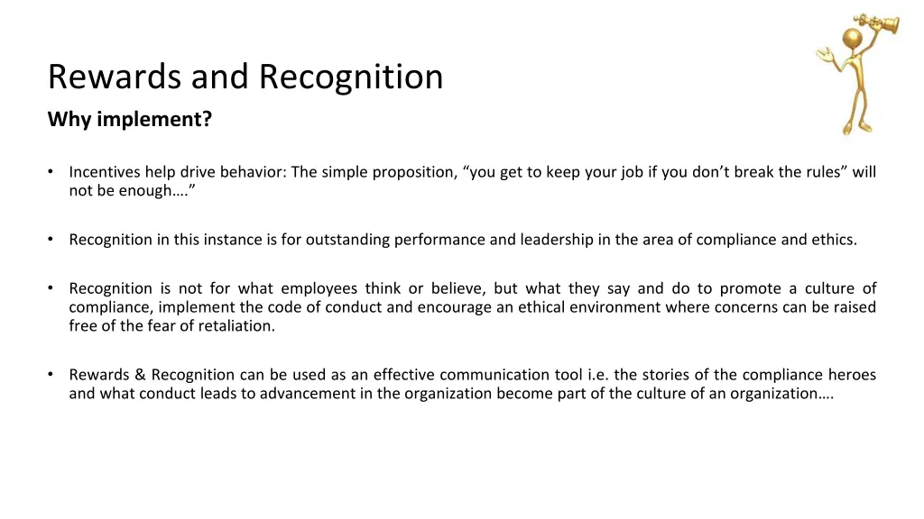 rewards and recognition why implement