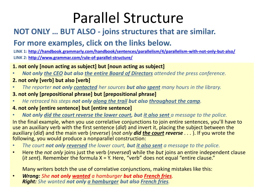 parallel structure 2