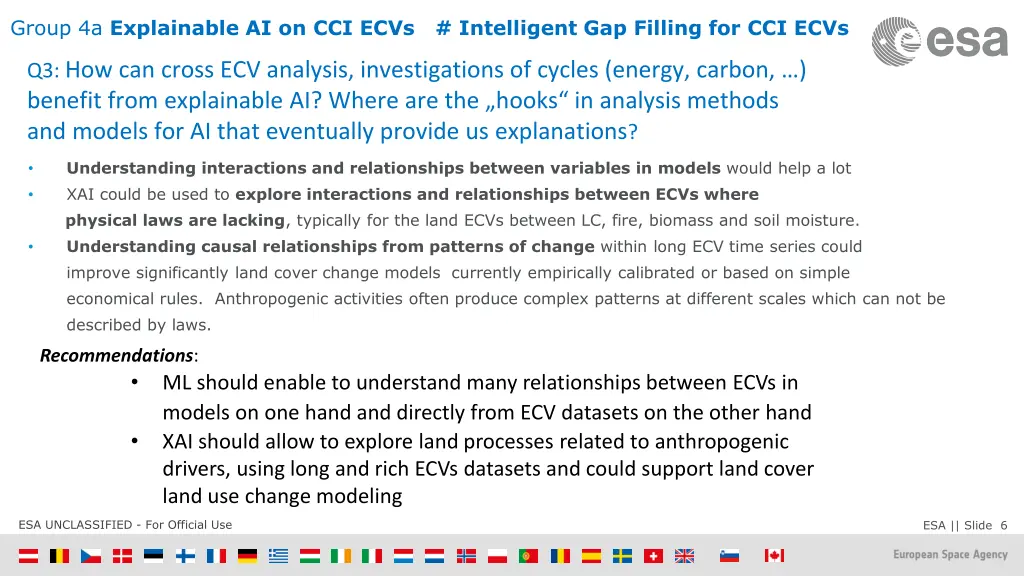 group 4a explainable ai on cci ecvs 2