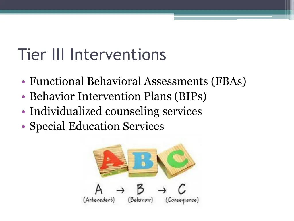 tier iii interventions