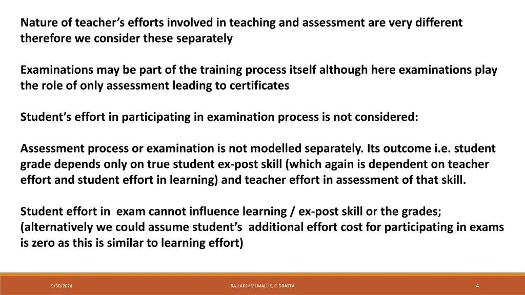 nature of teacher s efforts involved in teaching