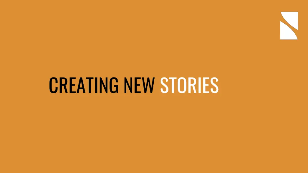 creating new stories