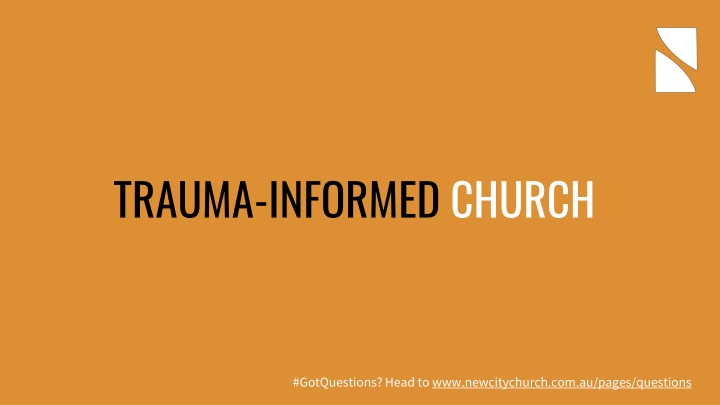 trauma informed church