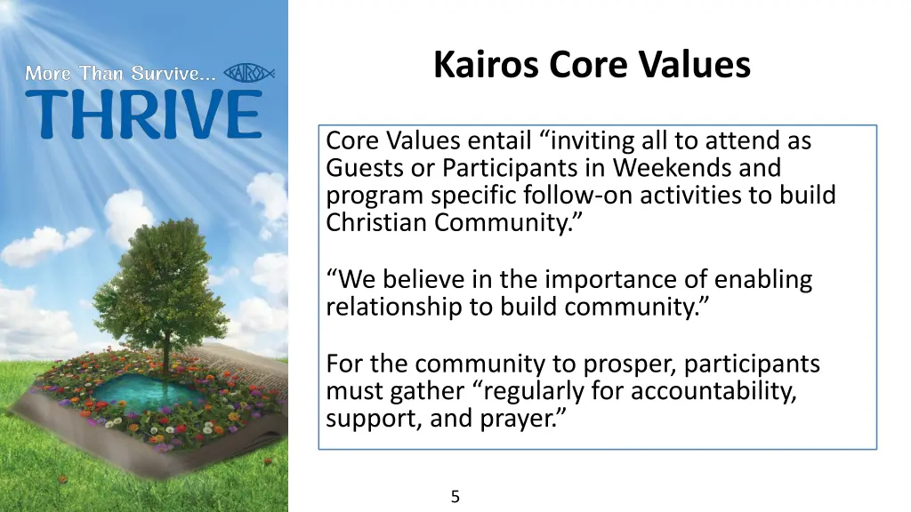 kairos core values