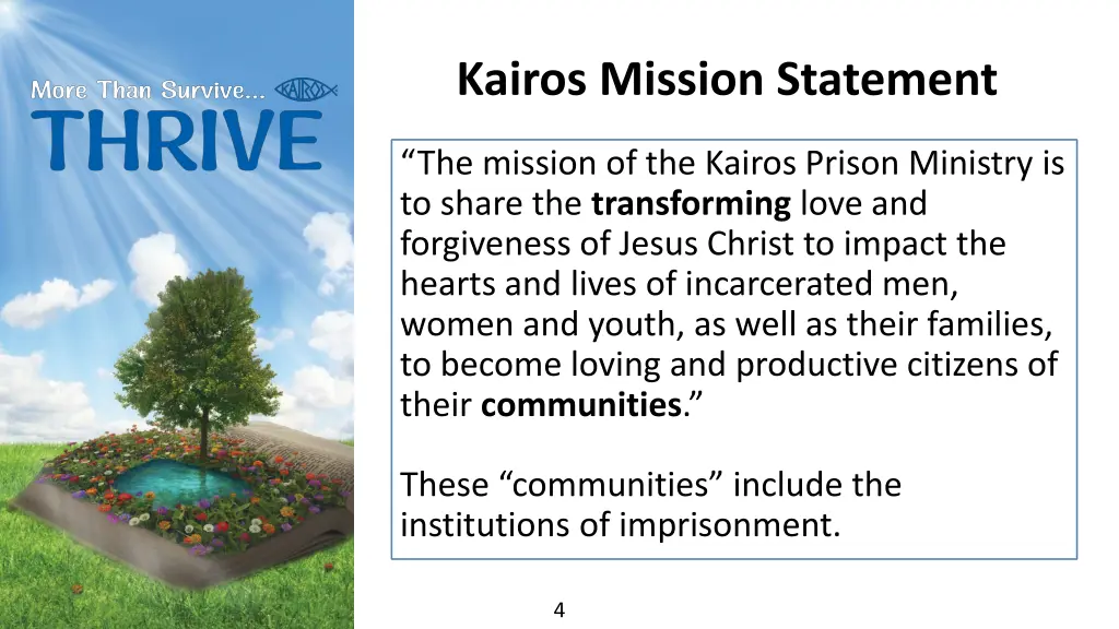 kairos mission statement