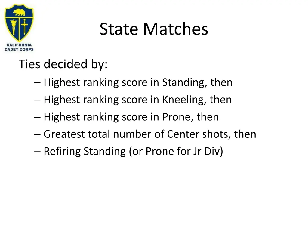 state matches 1