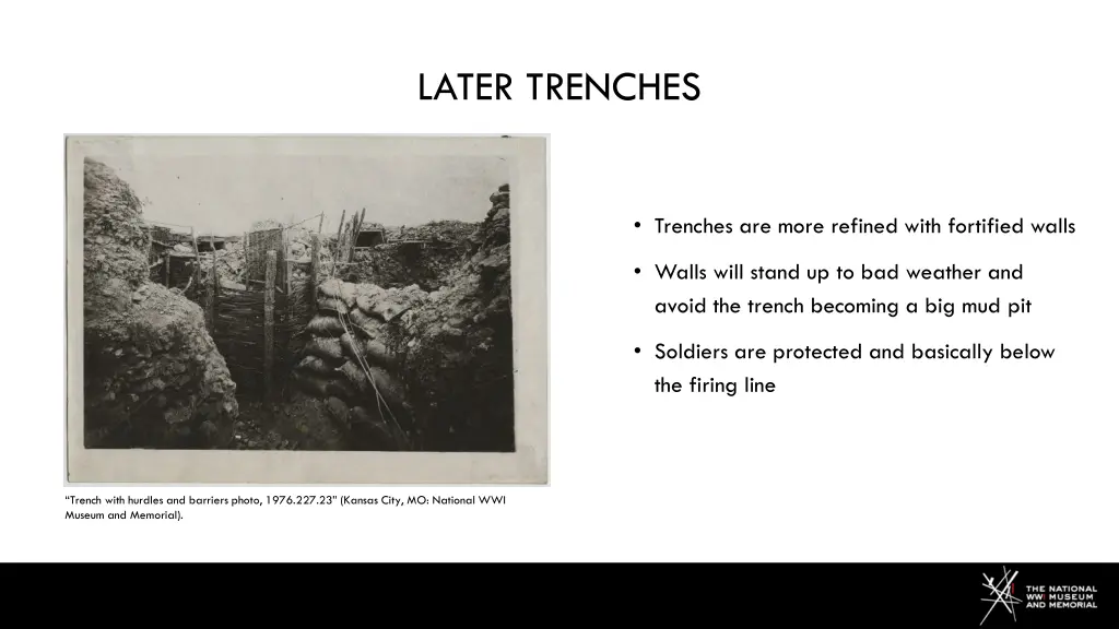 later trenches