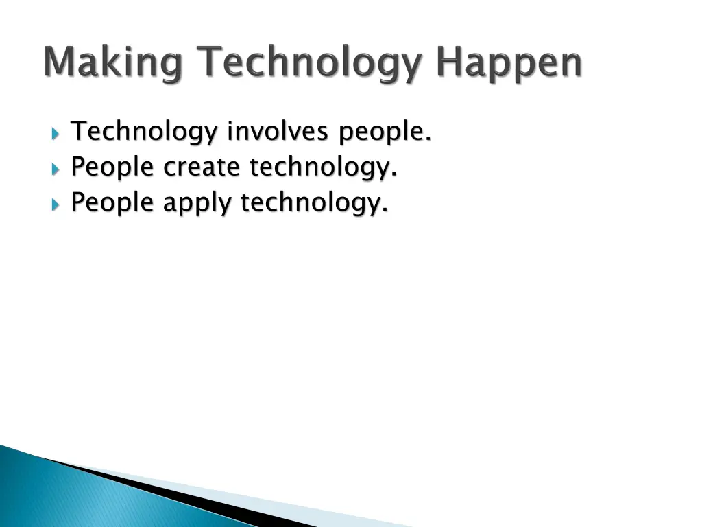 technology involves people people create