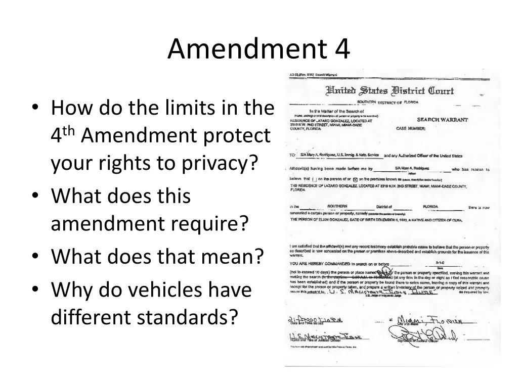 amendment 4