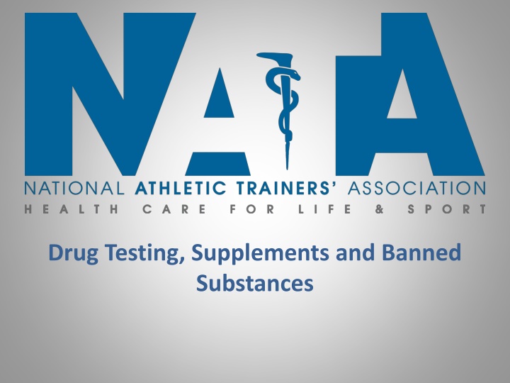 drug testing supplements and banned substances