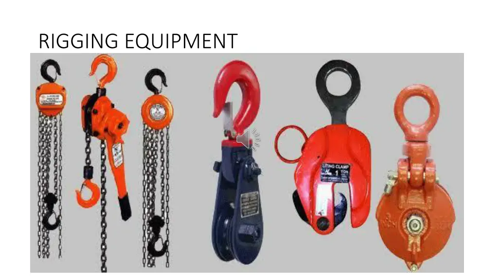 rigging equipment