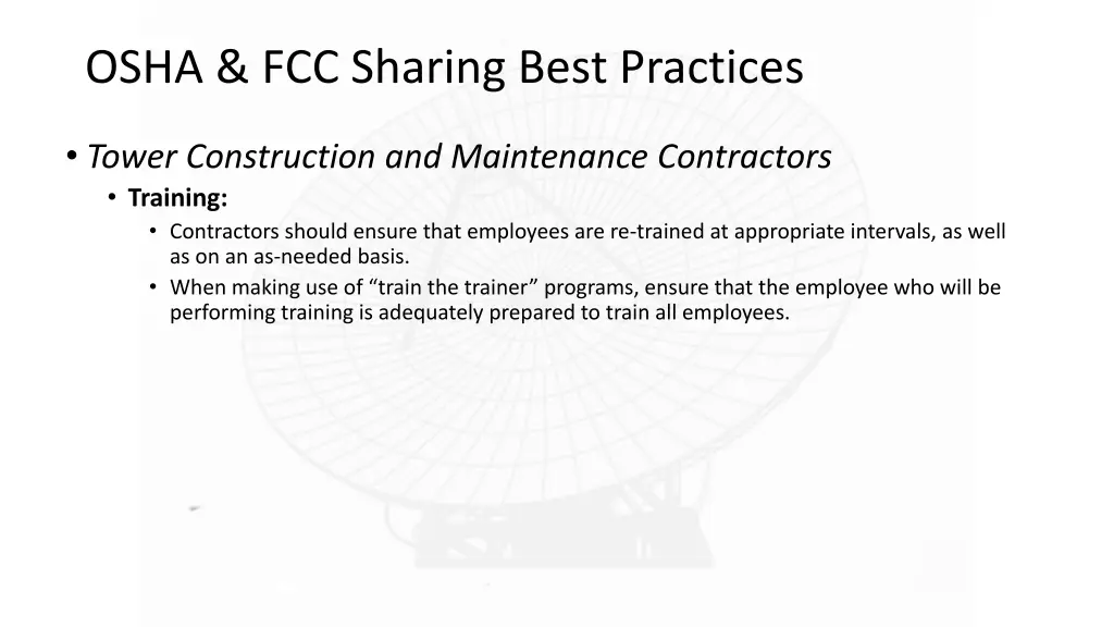 osha fcc sharing best practices 7