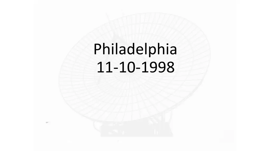 philadelphia 11 10 1998