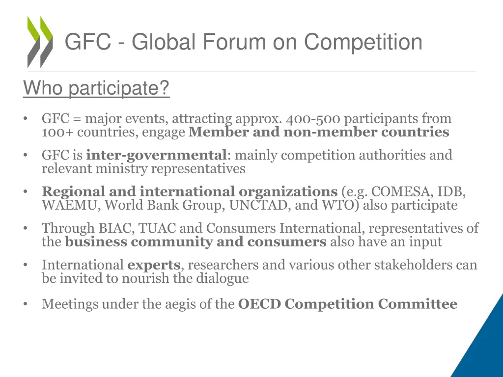 gfc global forum on competition