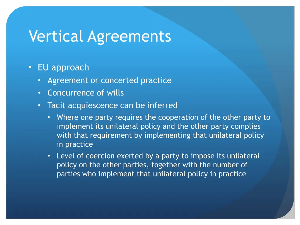 vertical agreements 3