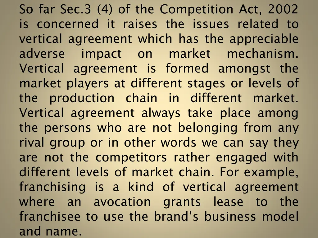 so far sec 3 4 of the competition act 2002