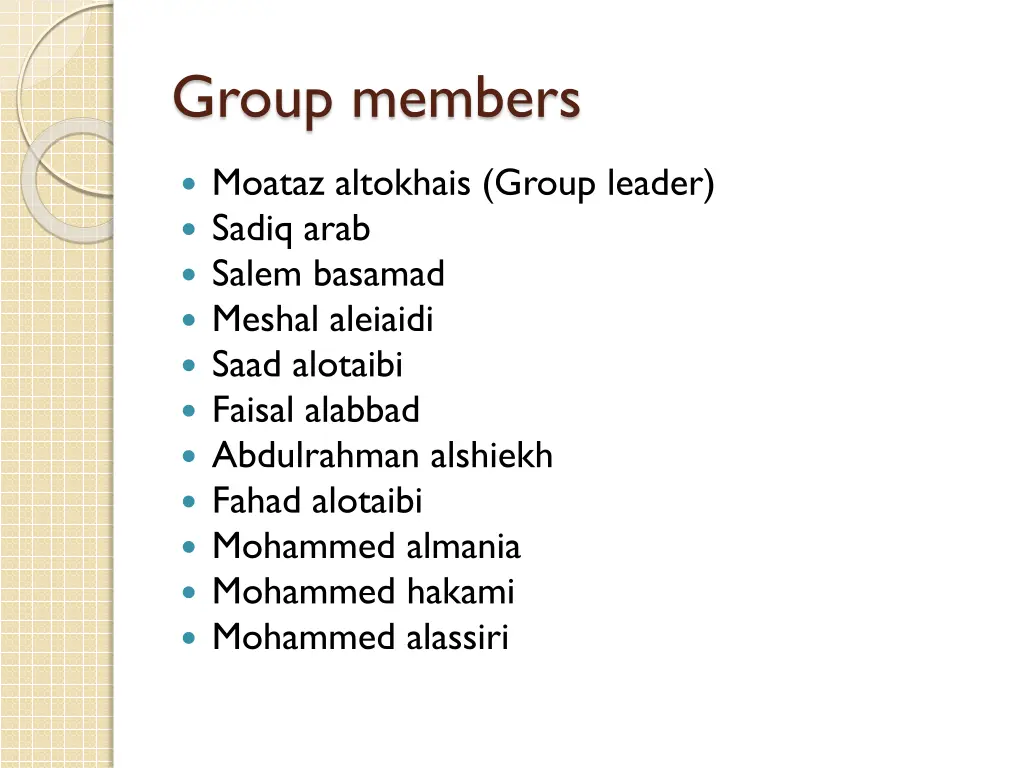 group members