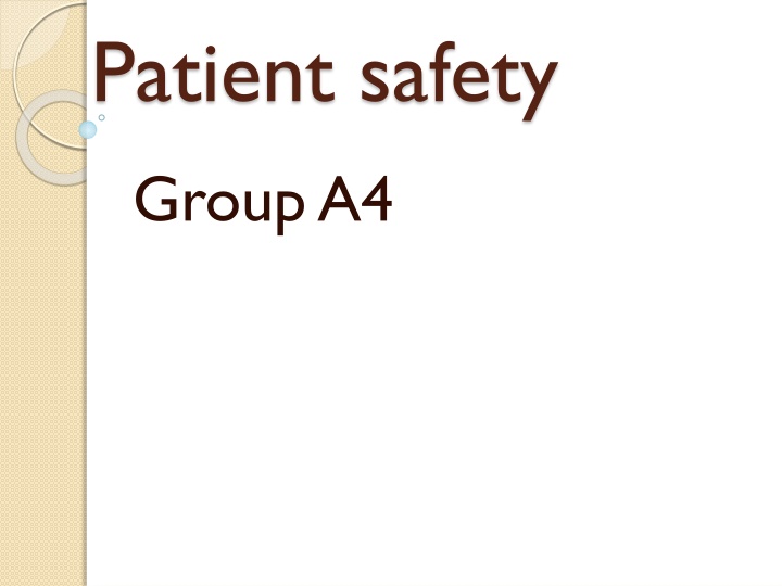 patient safety