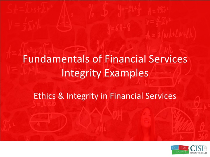 fundamentals of financial services integrity