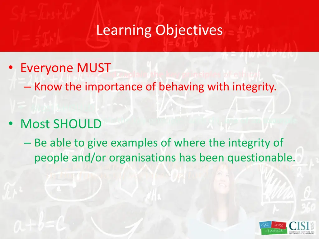 learning objectives