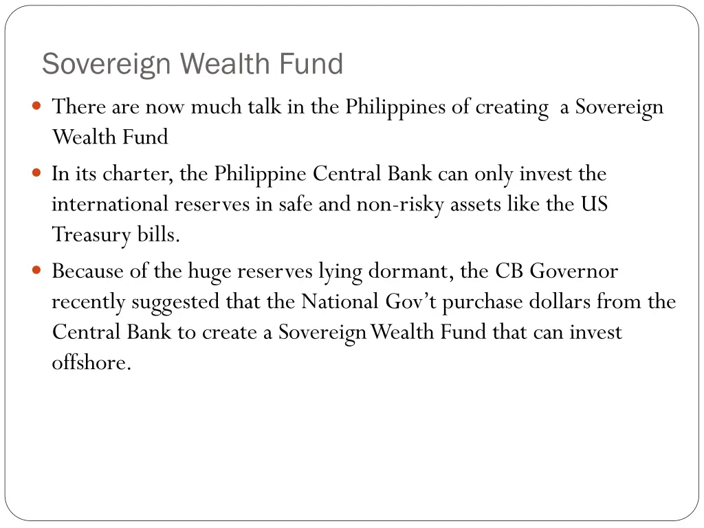 sovereign wealth fund