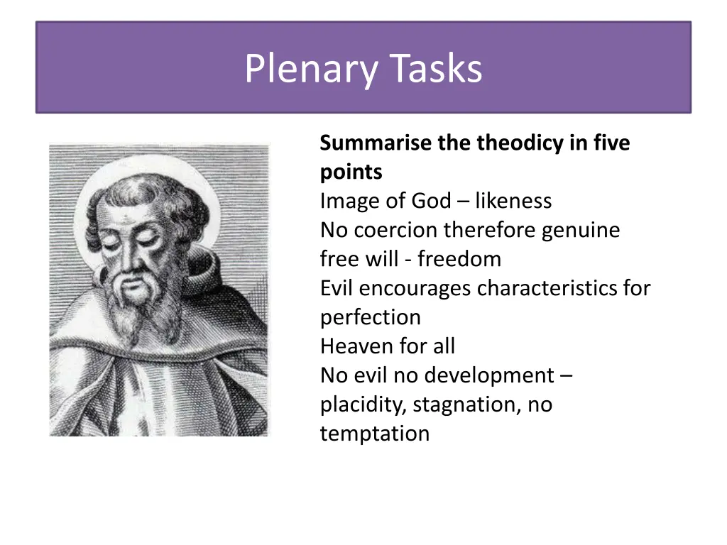 plenary tasks