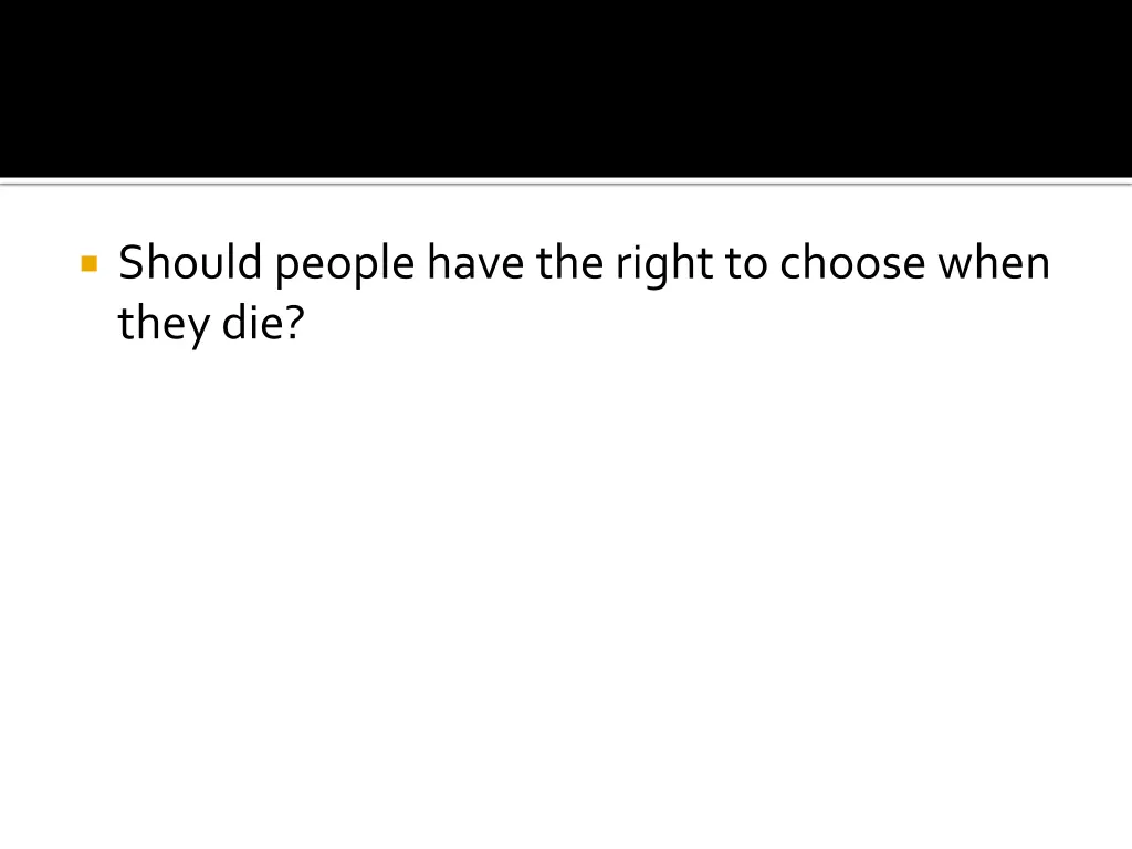 should people have the right to choose when they