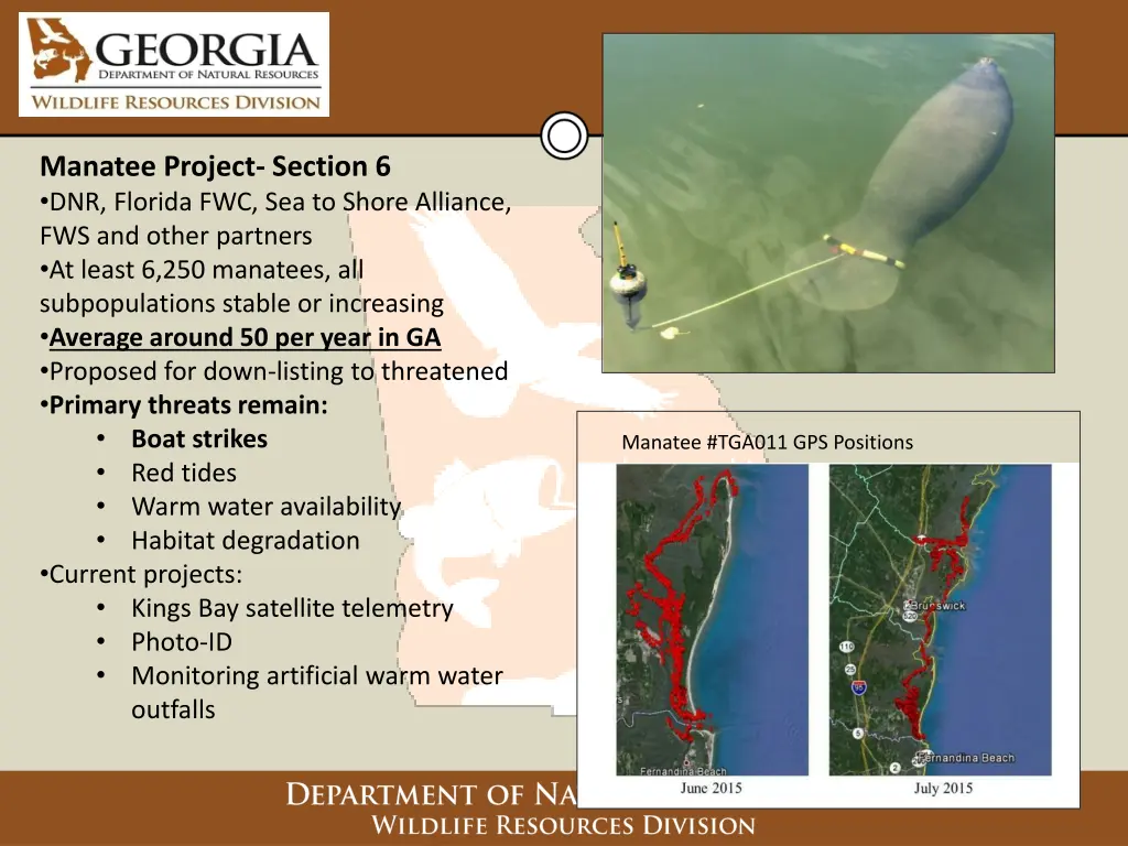 manatee project section 6 dnr florida