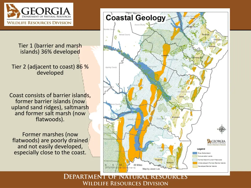 tier 1 barrier and marsh islands 36 developed