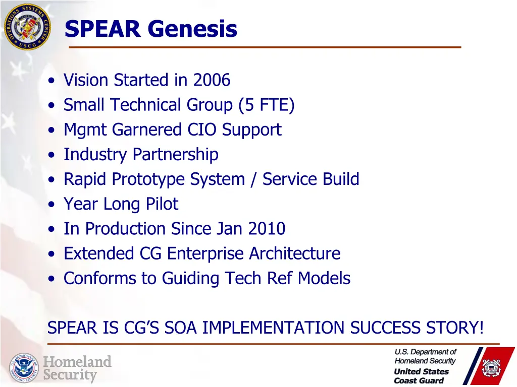 spear genesis