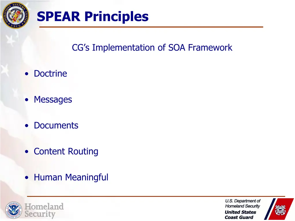 spear principles