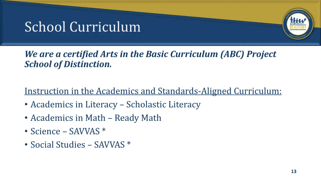 school curriculum