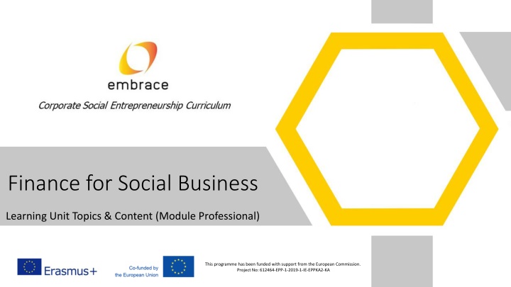 finance for social business