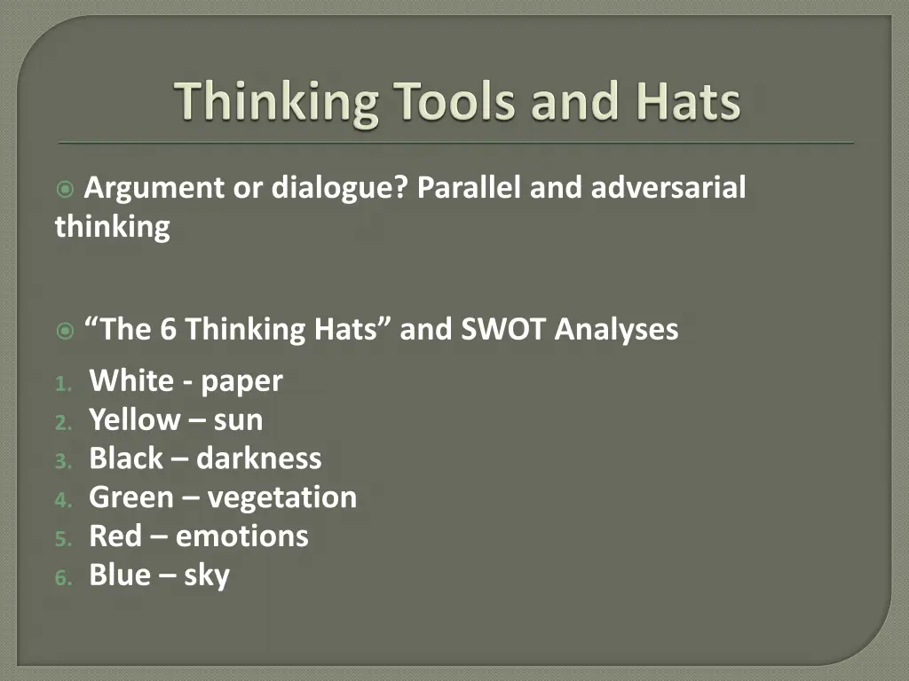 argument or dialogue parallel and adversarial